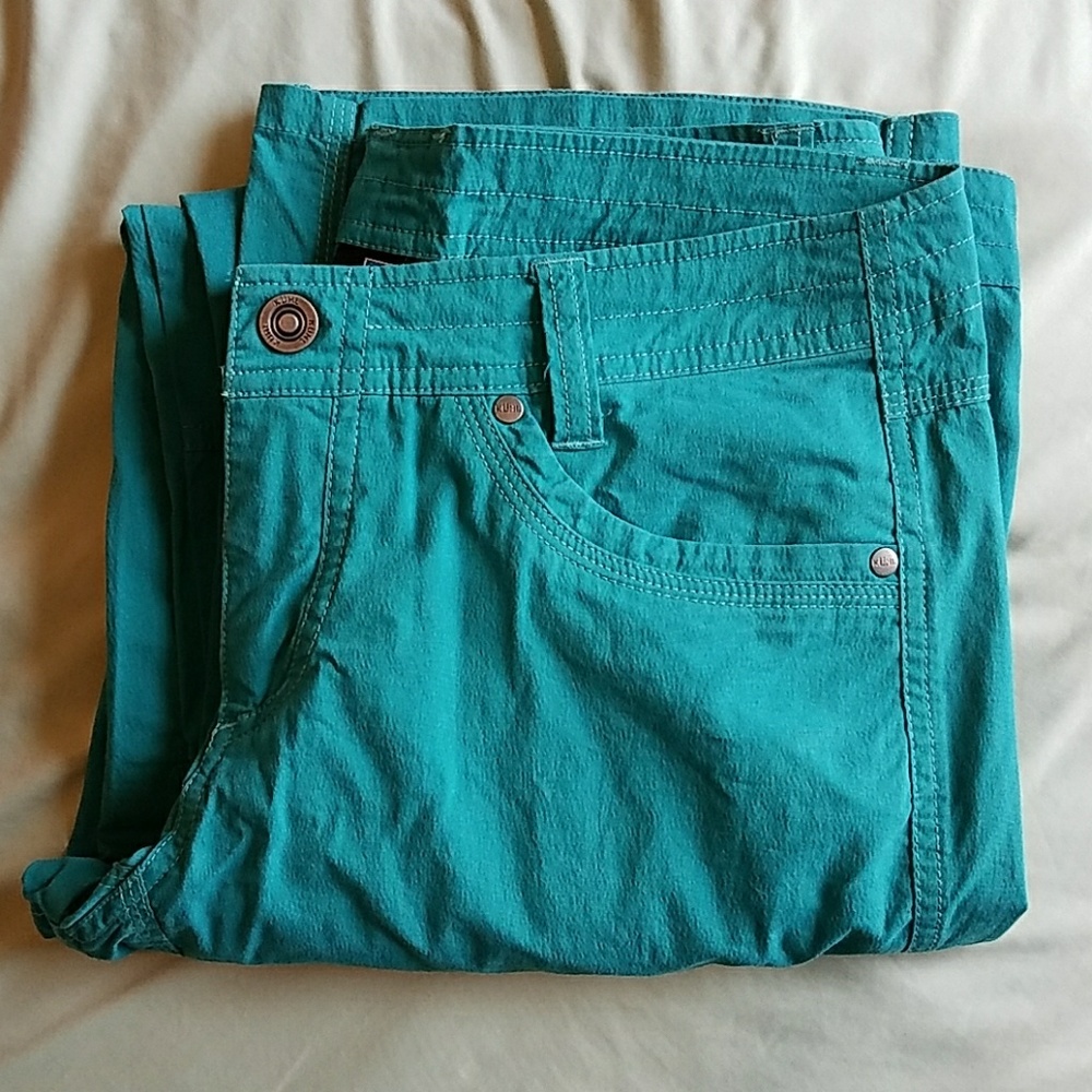 Kuhl Teal Cargo Pants size 8R